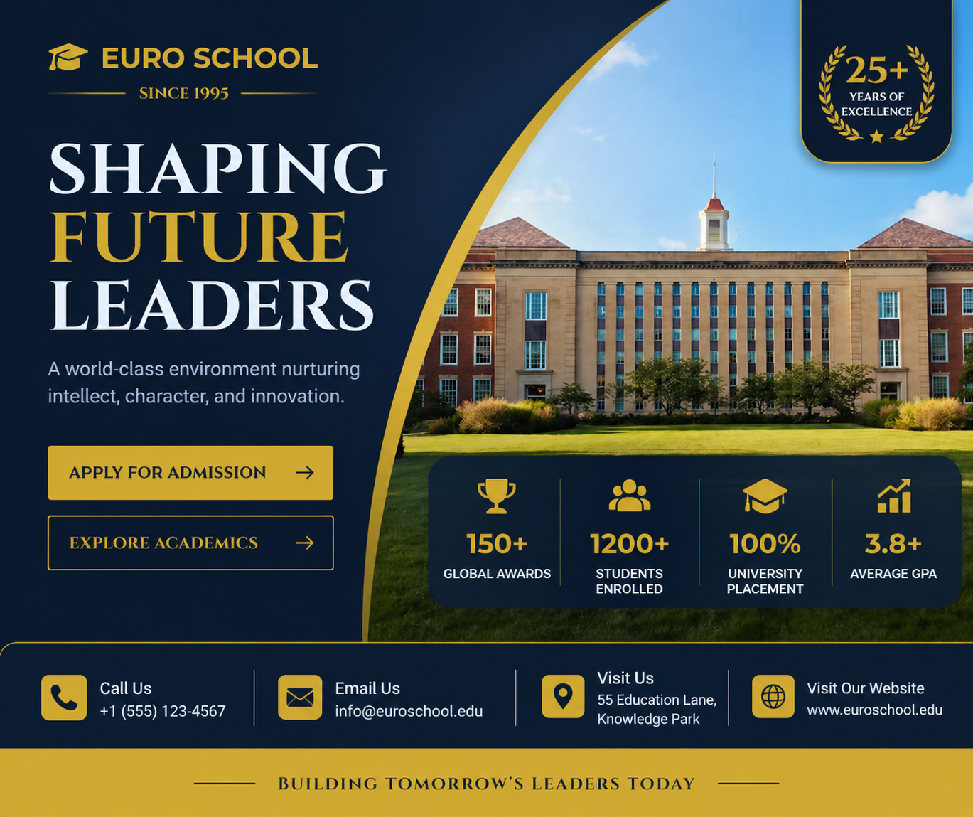 Euro School Banglore project screenshot